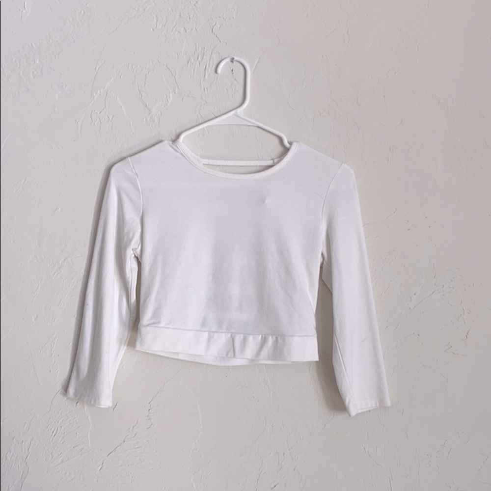 White Crop Top